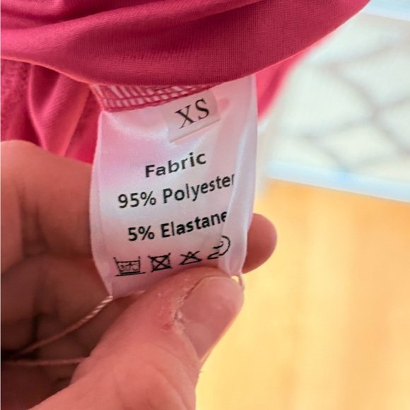 NWT Parthea Pink Ruched Cowl Neck Bodycon Mini Dress - Picture 9 of 9